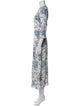 Reformation Floral Print Long Dress