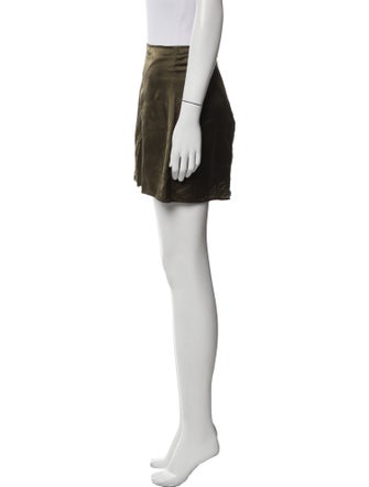 Reformation Silk Mini Skirt