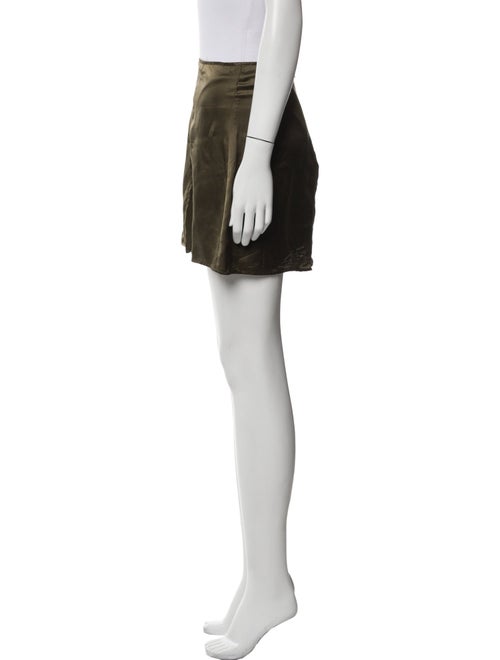 Reformation Silk Mini Skirt