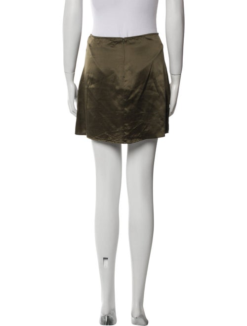 Reformation Silk Mini Skirt