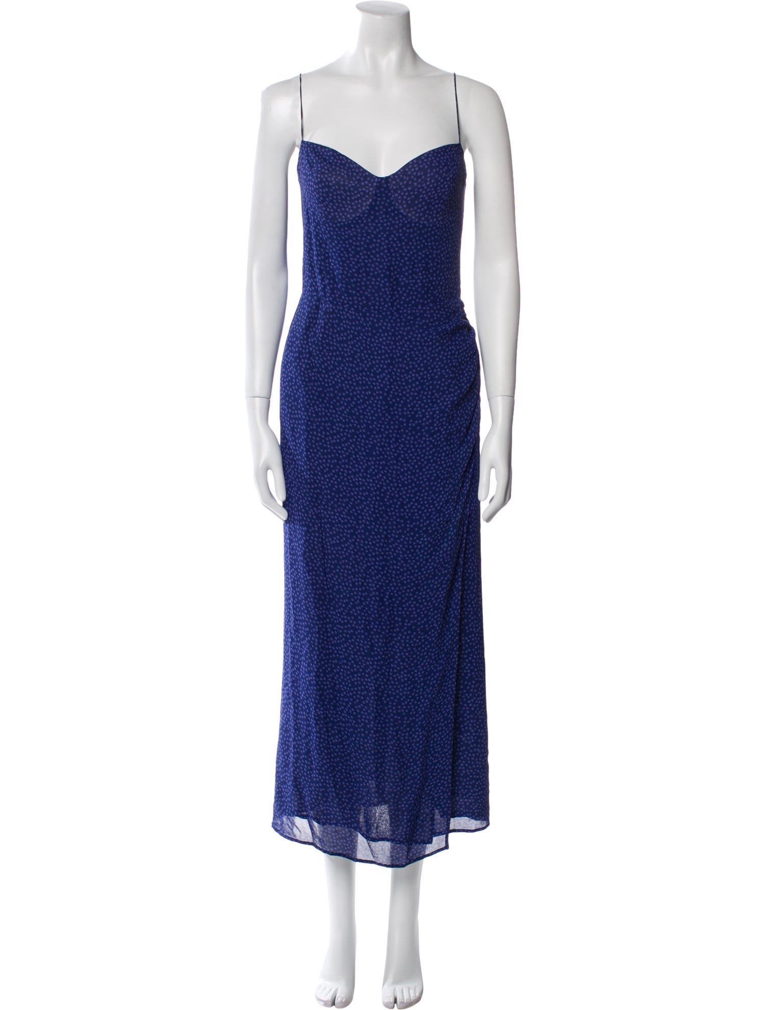 Reformation V-Neck Midi Length Dress