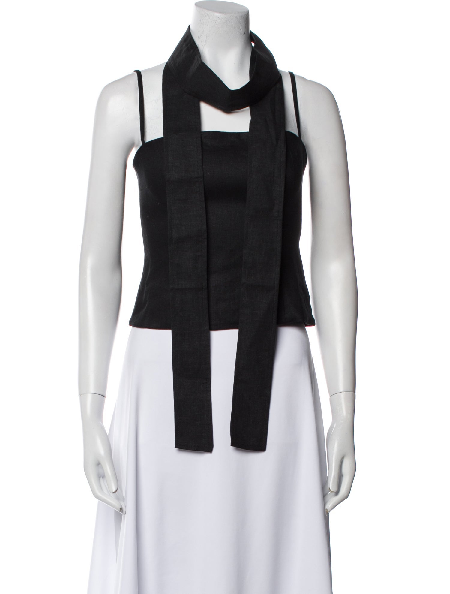 Reformation Linen Square Neckline Crop Top w/ Tags