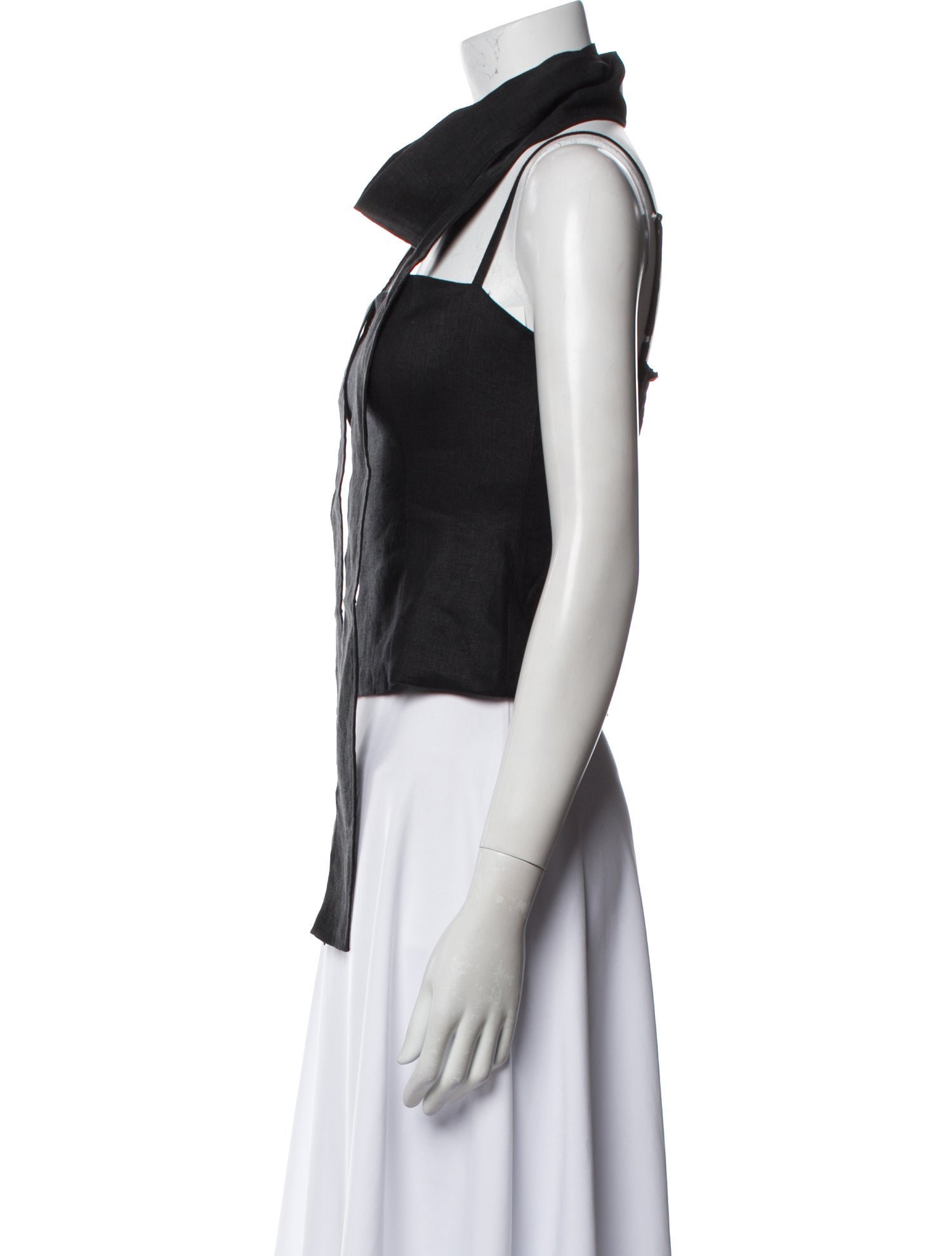 Reformation Linen Square Neckline Crop Top w/ Tags