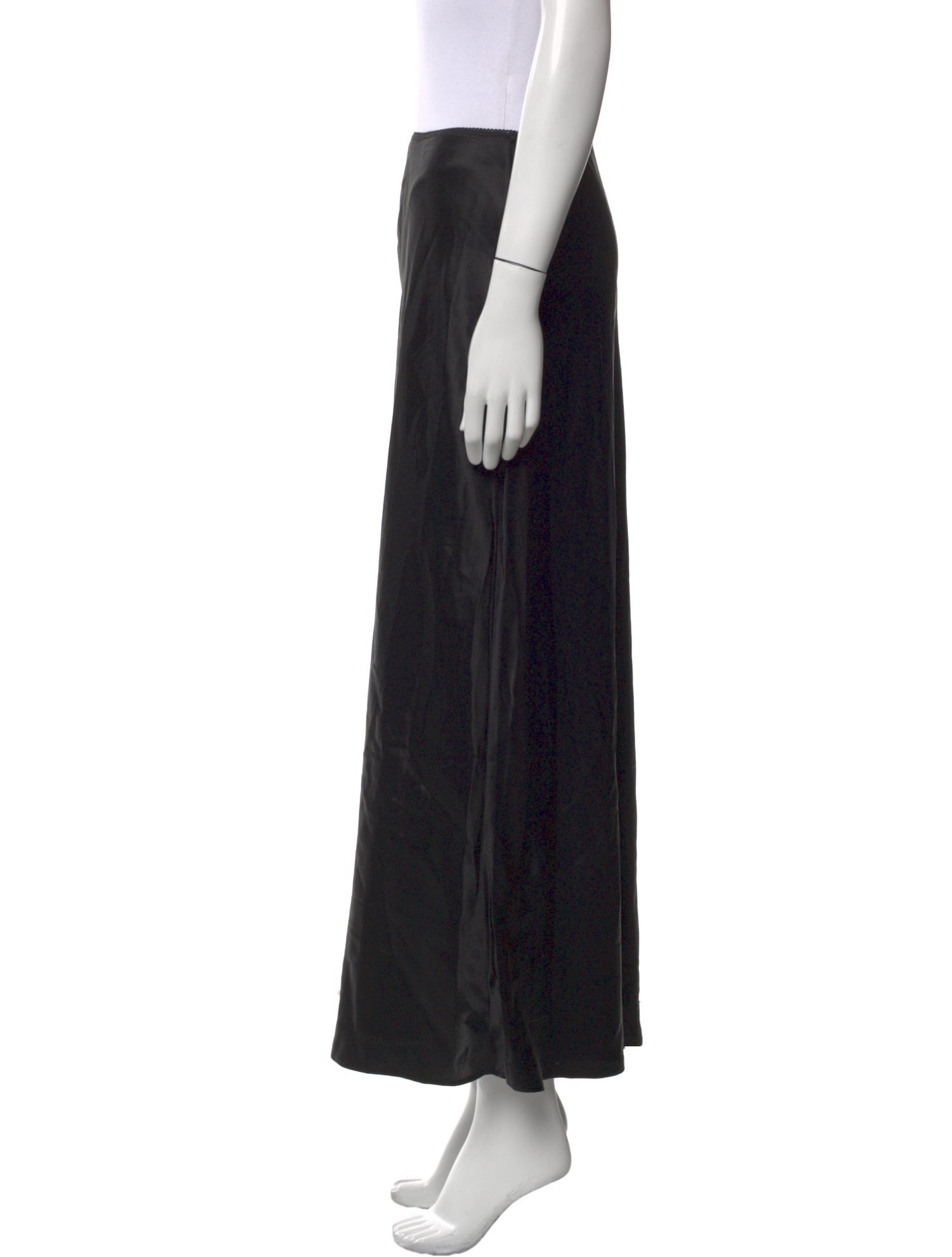 Reformation Silk Midi Length Skirt