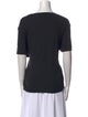 Reformation Bateau Neckline Short Sleeve T-Shirt