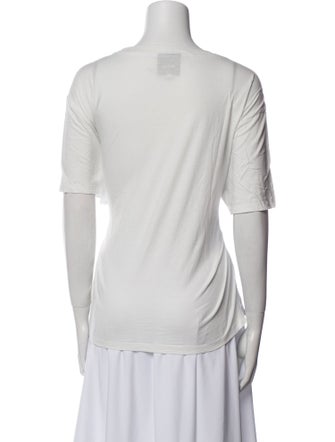 Reformation Bateau Neckline Short Sleeve T-Shirt