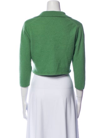 Reformation Three-Quarter Sleeve Crop Top