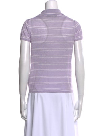 Reformation Linen Striped Polo