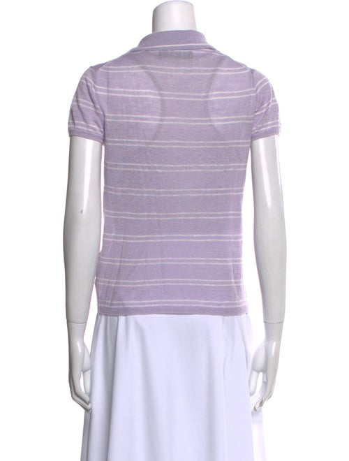 Reformation Linen Striped Polo