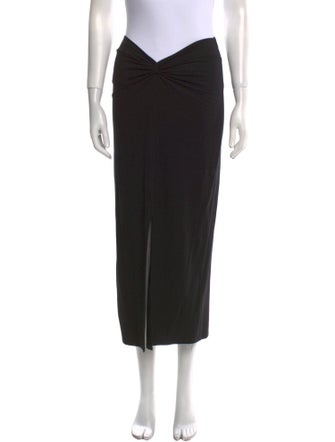 Reformation Pleated Accents Midi Length Skirt