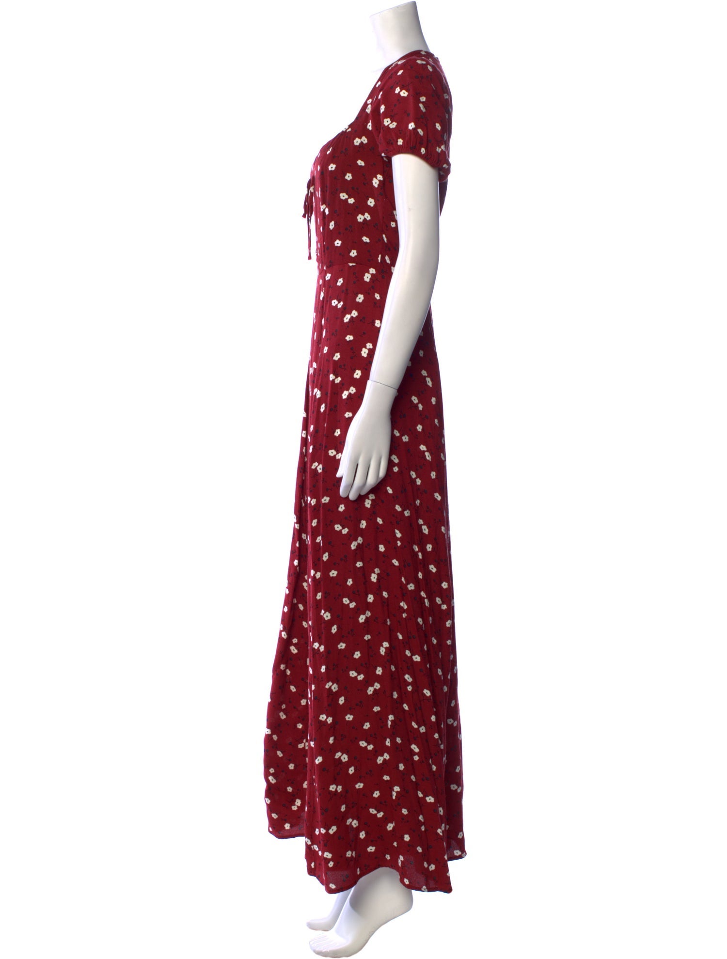 Reformation Printed Long Dress