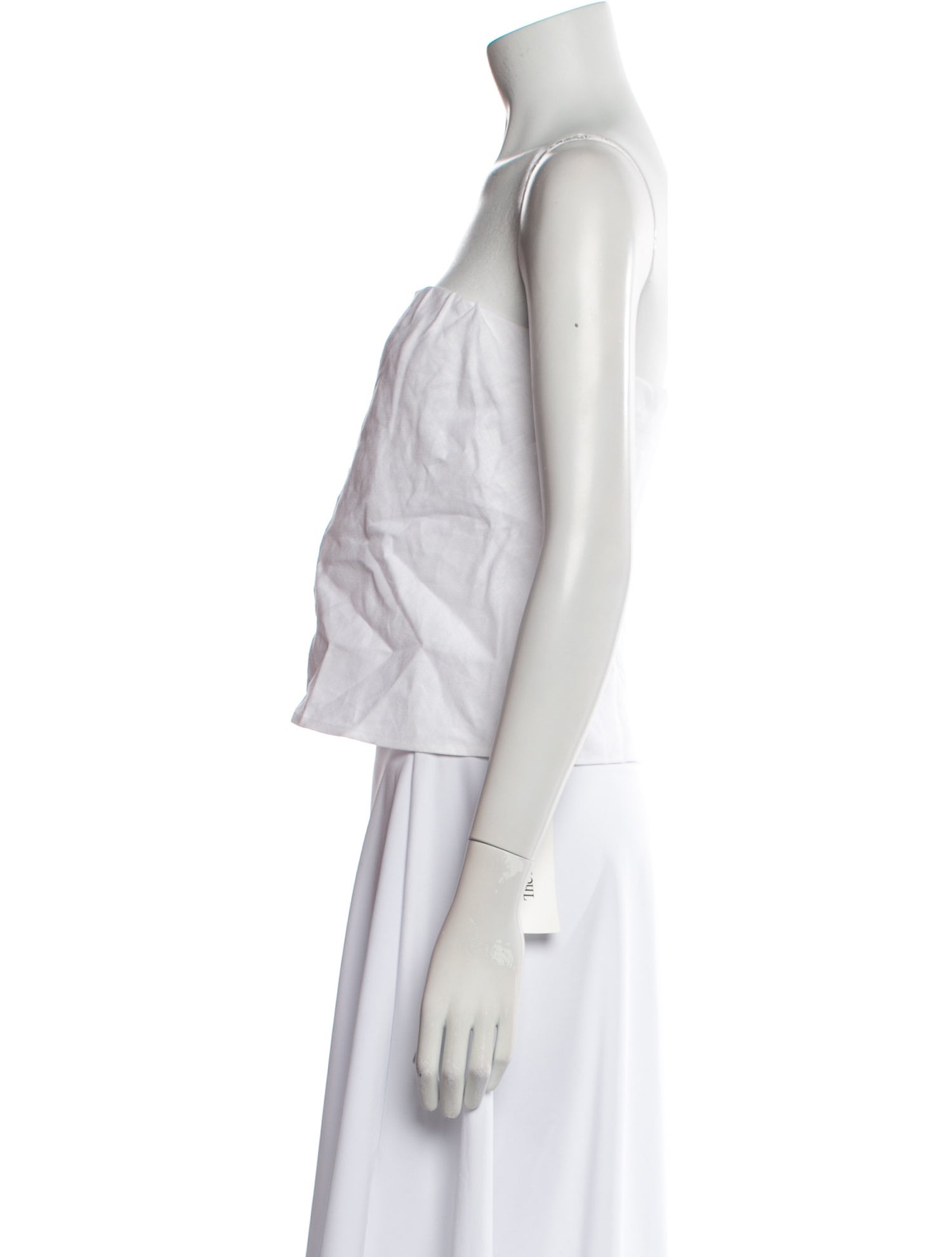 Reformation Linen Strapless Crop Top w/ Tags