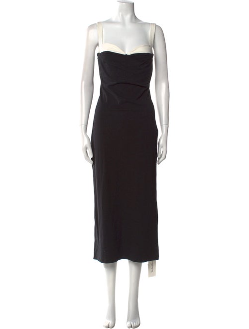 Reformation Square Neckline Long Dress