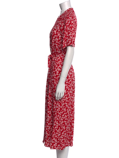 Reformation Floral Print Long Dress