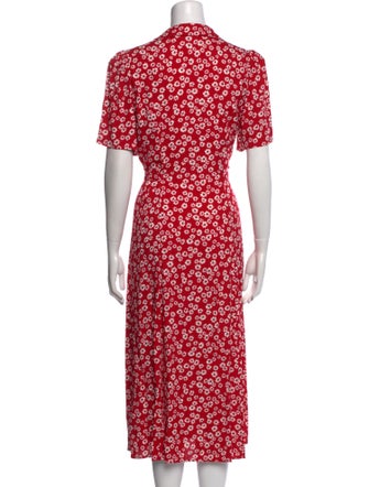 Reformation Floral Print Long Dress
