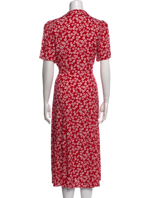 Reformation Floral Print Long Dress