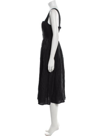 Reformation Linen Midi Length Dress