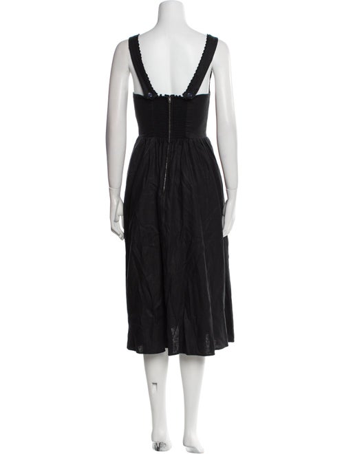 Reformation Linen Midi Length Dress