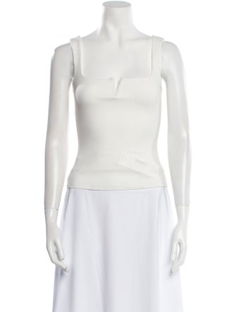 Reformation Square Neckline Sleeveless Top
