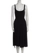 Reformation Scoop Neck Midi Length Dress