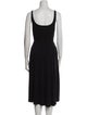 Reformation Scoop Neck Midi Length Dress