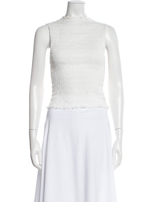 Reformation Crew Neck Sleeveless Crop Top