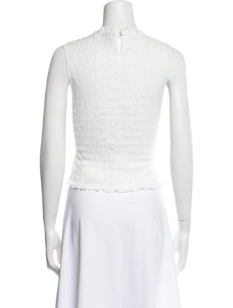 Reformation Crew Neck Sleeveless Crop Top