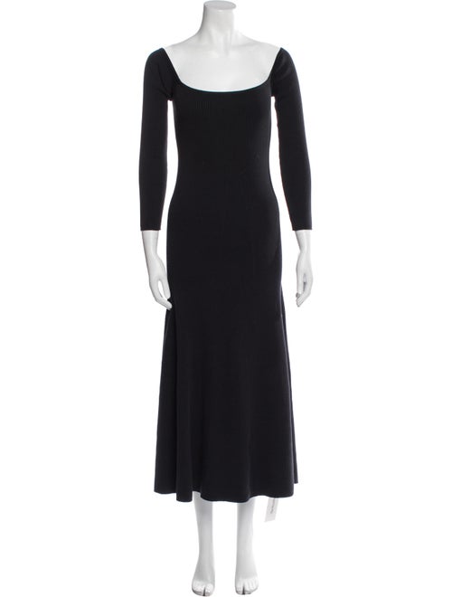 Reformation Square Neckline Midi Length Dress