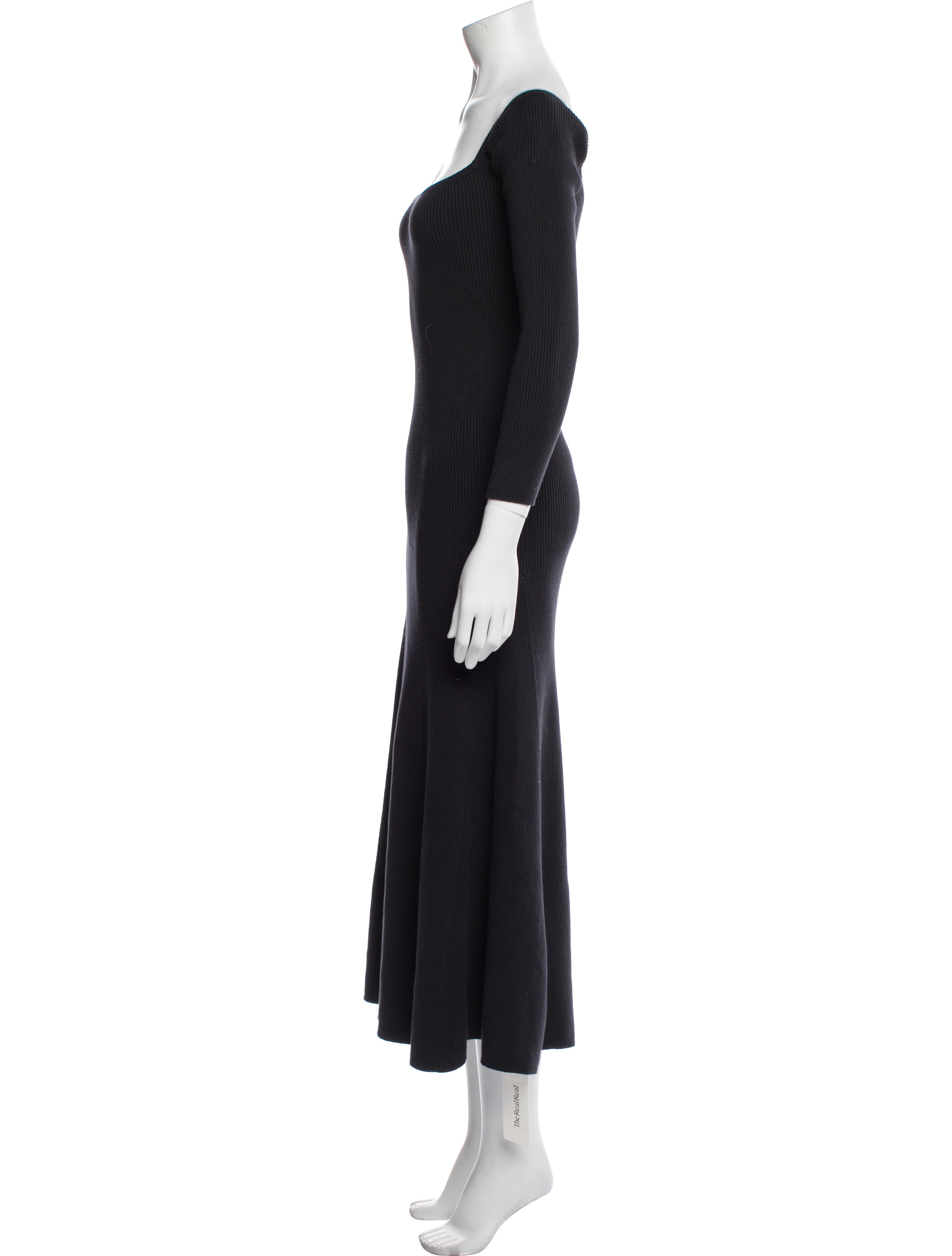 Reformation Square Neckline Midi Length Dress