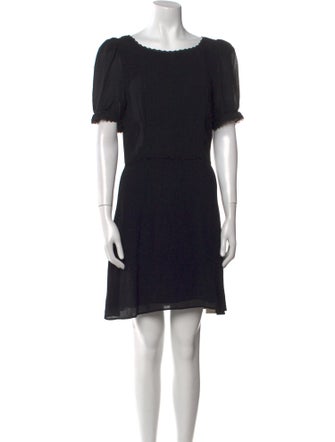 Reformation Bateau Neckline Mini Dress