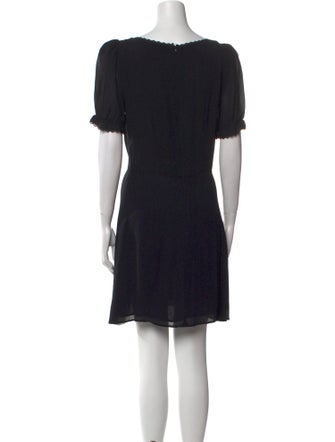 Reformation Bateau Neckline Mini Dress