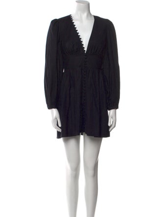 Reformation V-Neck Mini Dress