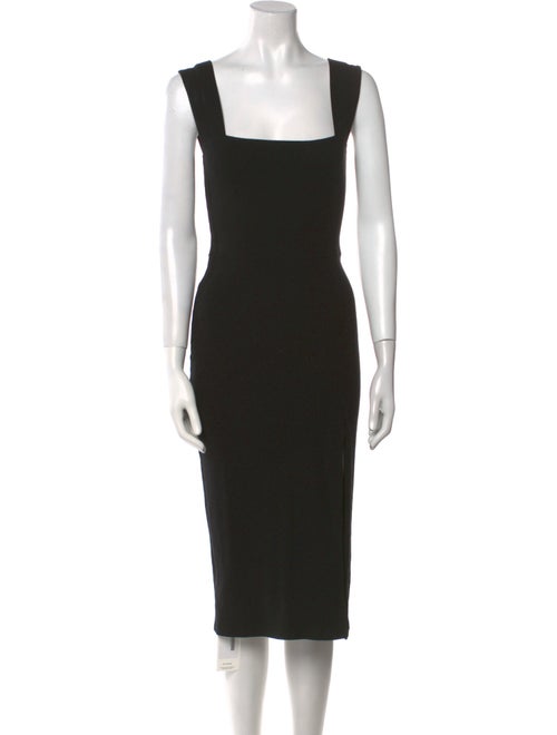 Reformation Square Neckline Knee-Length Dress