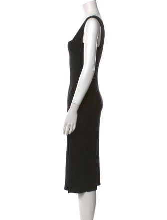Reformation Square Neckline Knee-Length Dress