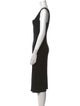 Reformation Square Neckline Knee-Length Dress