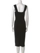 Reformation Square Neckline Knee-Length Dress