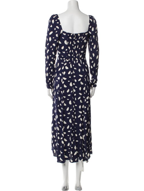 Reformation Printed Long Dress