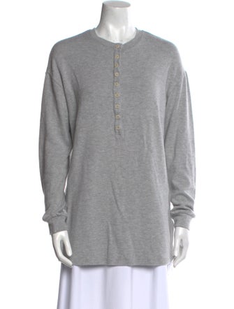 Reformation Crew Neck Long Sleeve Sweatshirt
