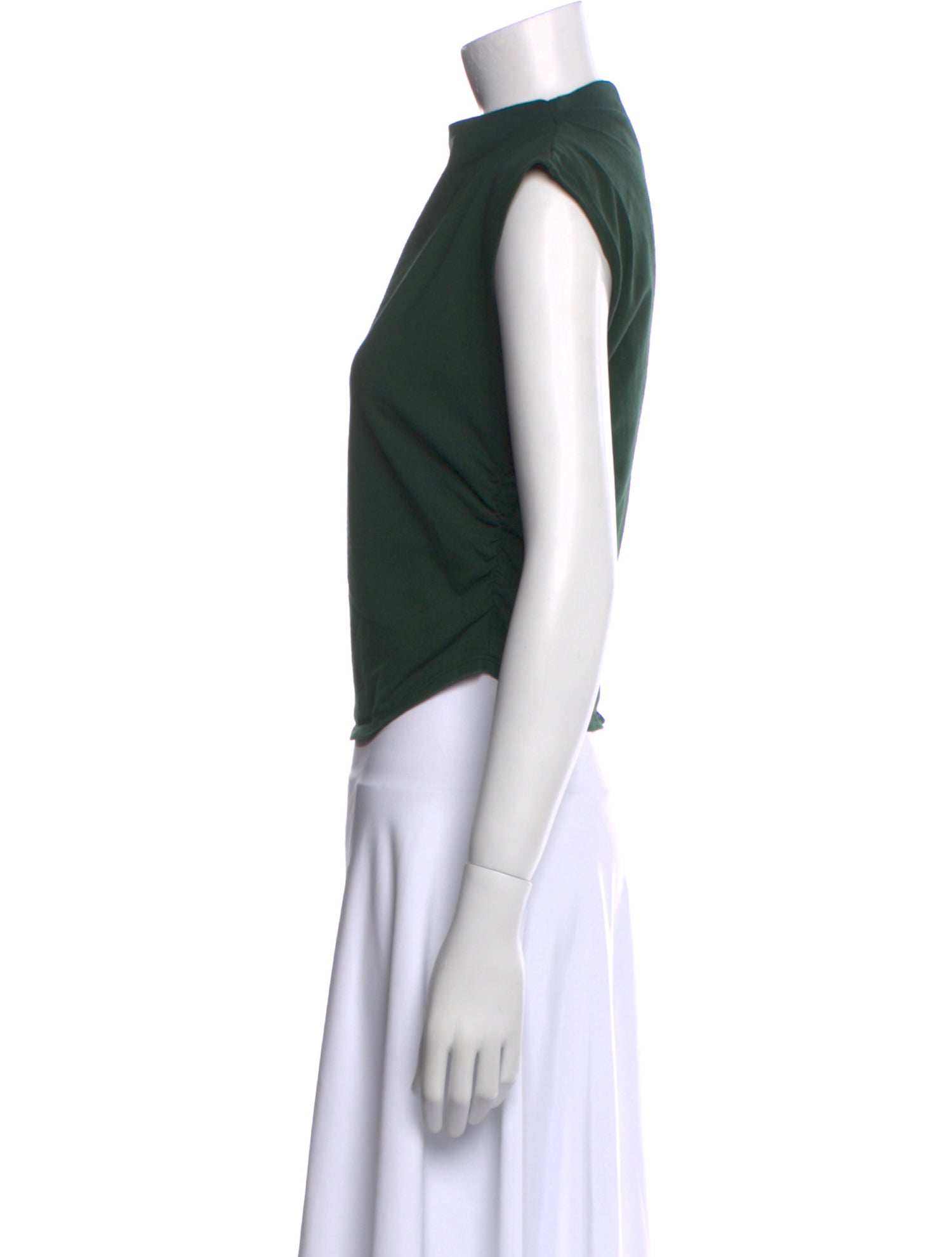 Reformation Cowl Neck Sleeveless Crop Top