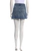 Reformation Distressed Accents Mini Skirt