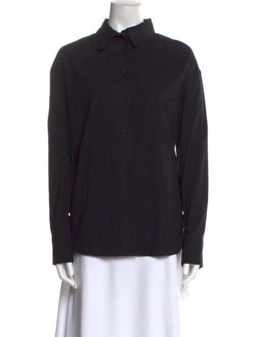 Reformation Long Sleeve Button-Up Top