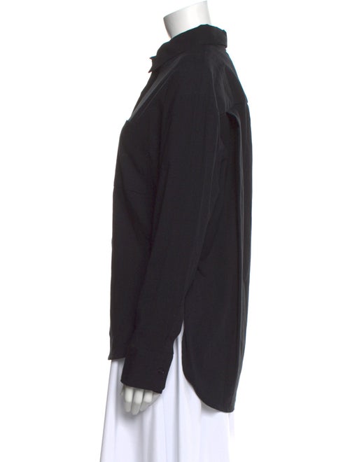 Reformation Long Sleeve Button-Up Top