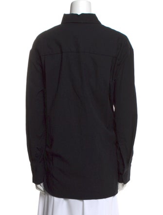 Reformation Long Sleeve Button-Up Top