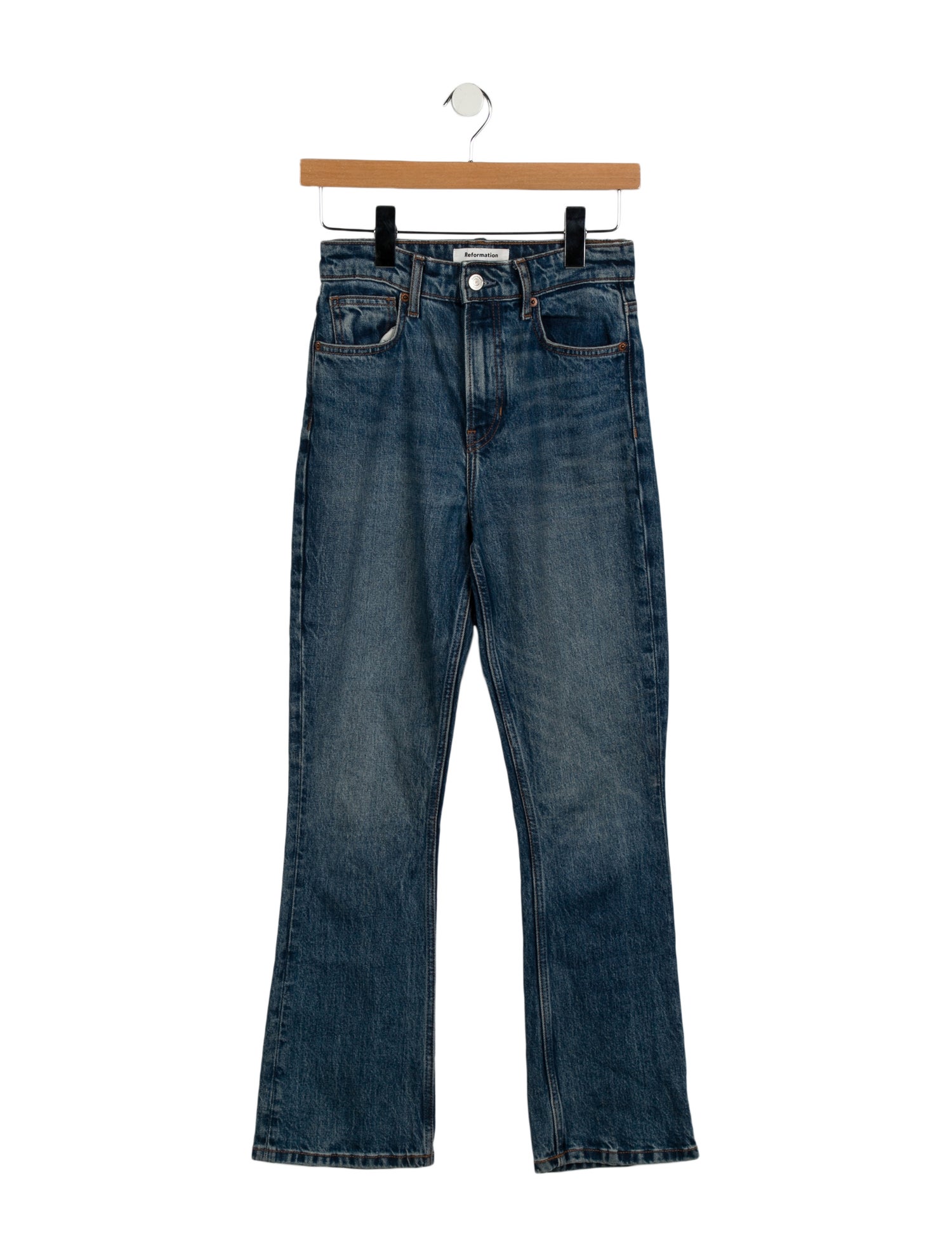 Reformation High-Rise Straight Leg Jeans