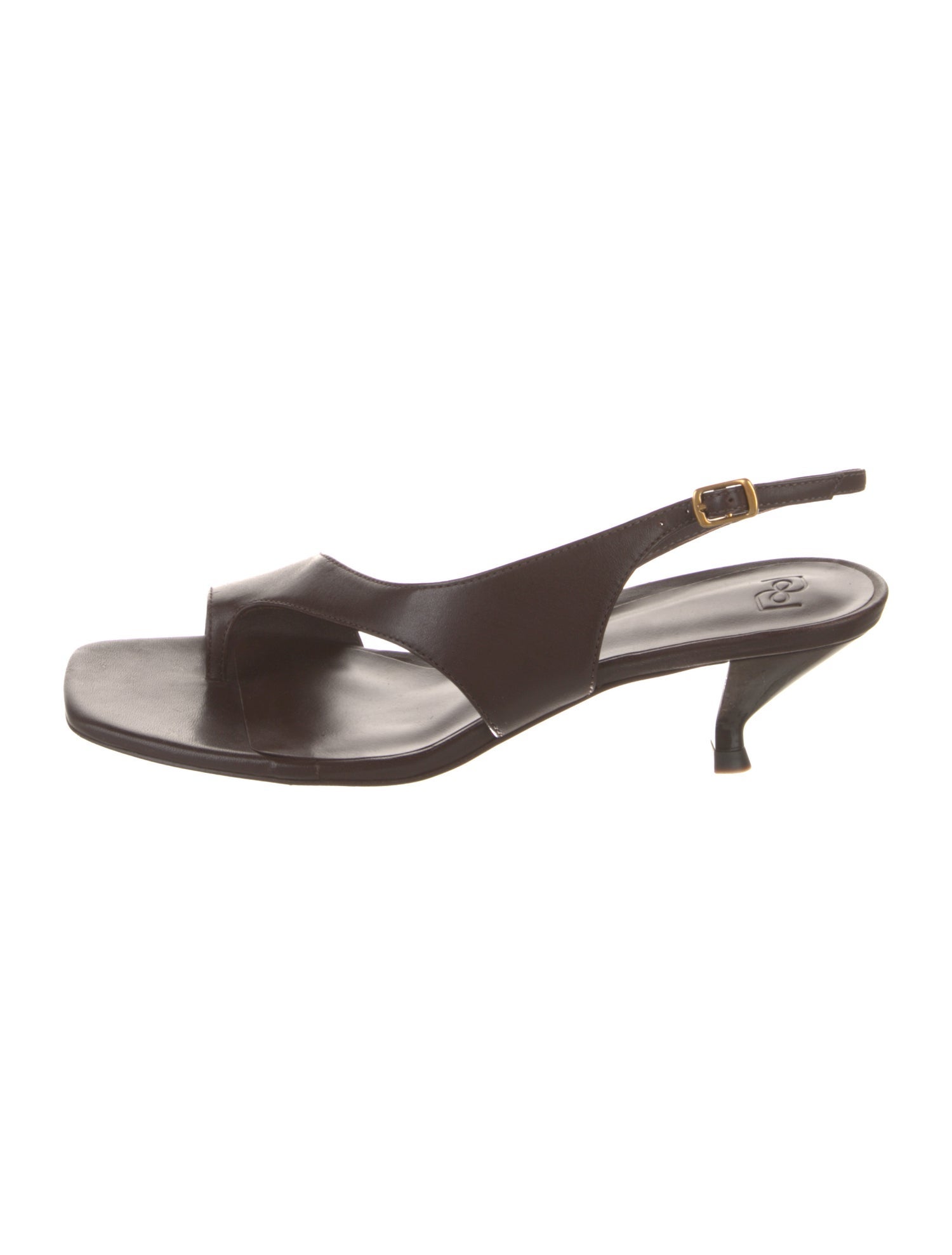 Reformation Leather Slingback Sandals