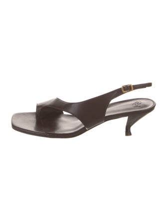 Reformation Leather Slingback Sandals