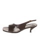 Reformation Leather Slingback Sandals