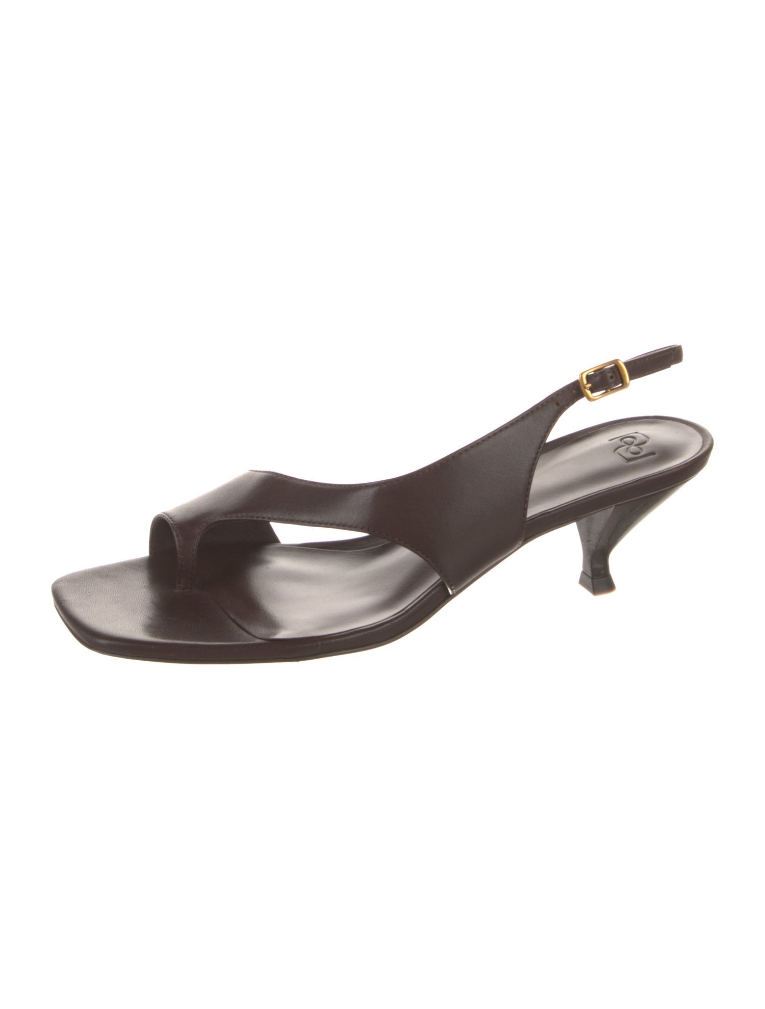 Reformation Leather Slingback Sandals