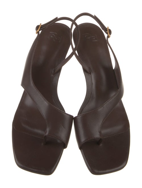 Reformation Leather Slingback Sandals