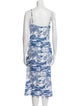 Reformation Printed Midi Length Dress